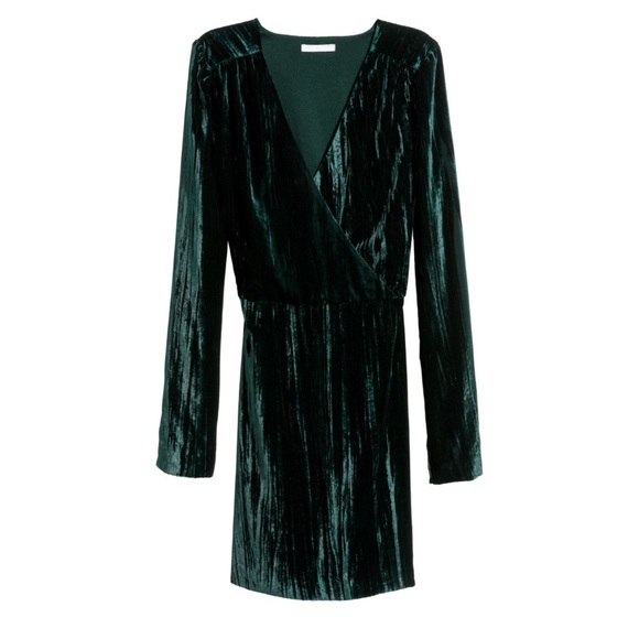 H&M Crushed Velvet Mini Dress - Picture 1 of 7